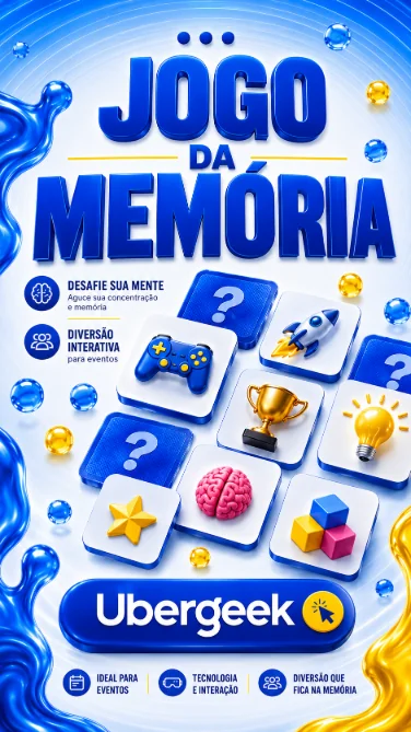 Jogo da Memória personalizado para eventos