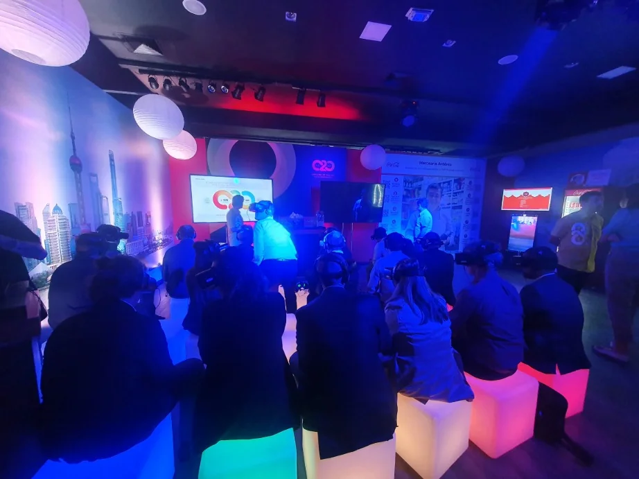 Experiência de realidade virtual para marca