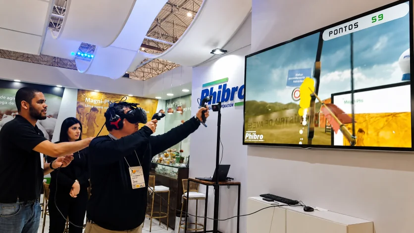 Jogo VR interativo para eventos