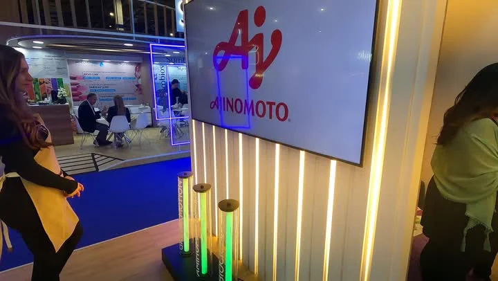 Tubos Touchless na Ajinomoto — registro 2