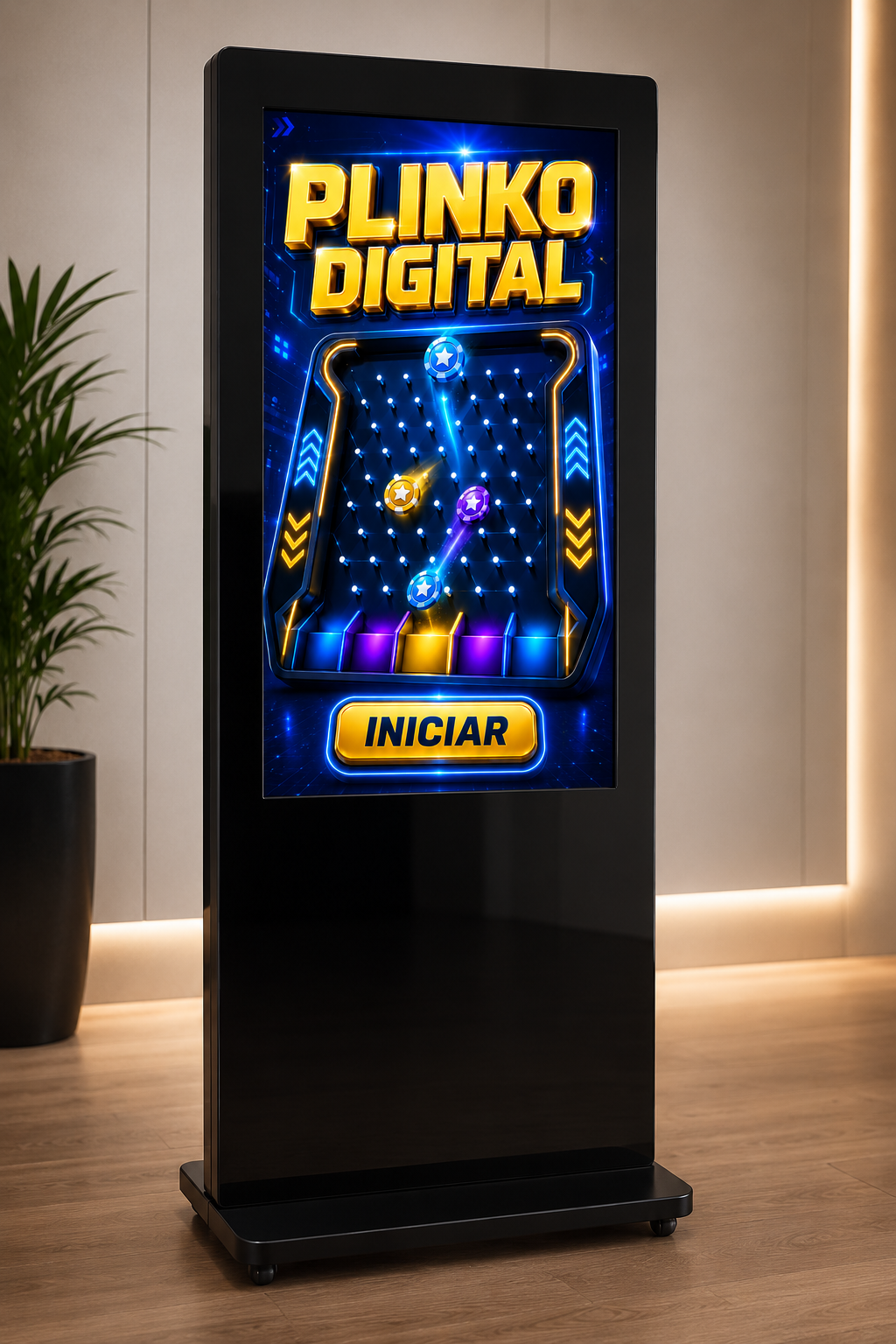 Totem com jogo interativo personalizado