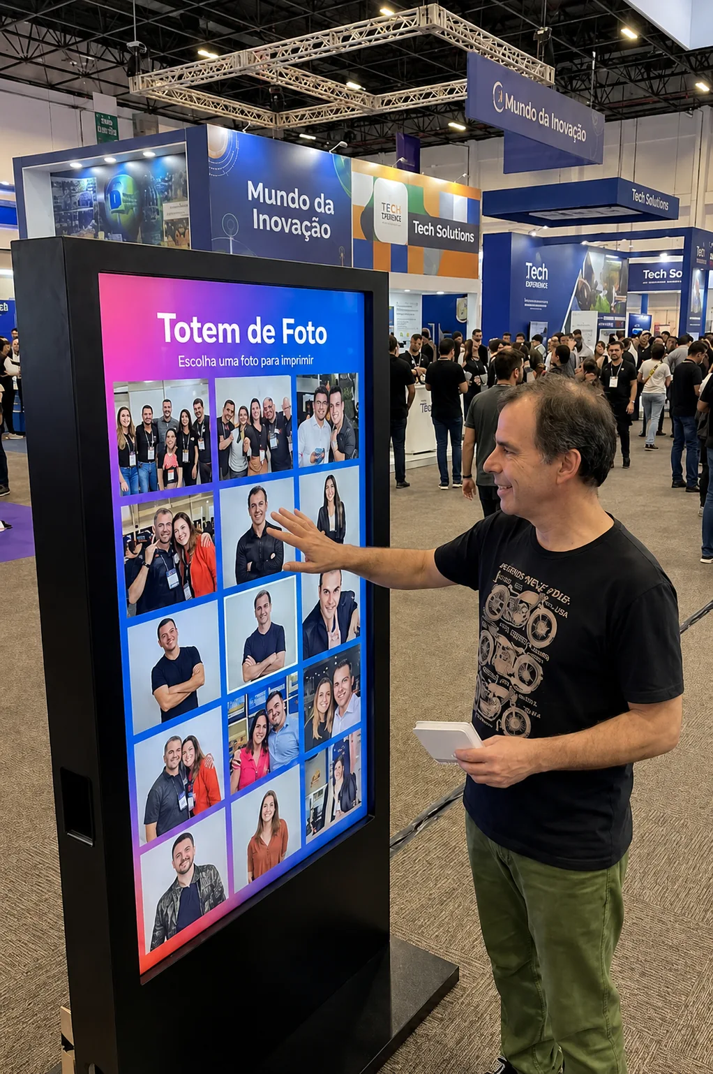 Totem de Foto com IA